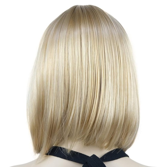 Carol 10” blond Short  FULL CAP bAng WIG *NEW* main image 8